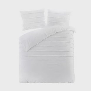 Papillon Dekbedovertrek Perkal Katoen Lucidia - wit