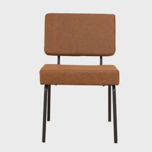 Bronx71 Industriële eetkamerstoel Espen cognac eco-leer -