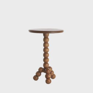 Light & Living - Bijzettafel VEGLIO - Ø35x54cm - Bruin