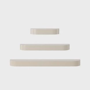 Svea - Rocco wanplanken - set van 3 - beige