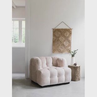 MUST Living Wall Panel round & round,107x71x2 cm, natural abaca and...