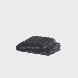 Light & Living Light&living Plaid 170x130 cm VIENNE velvet zwart