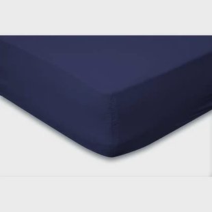 Eleganzzz Hoeslaken Katoen Perkal 35cm Hoekhoogte - donker blauw Eleganzzz Hoeslaken Katoen Perkal 35cm Hoekhoogte - donker blauw