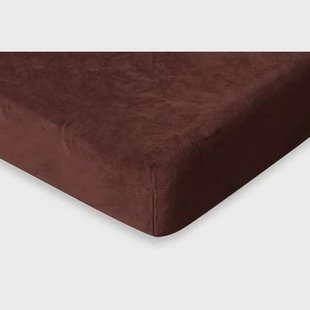 Eleganzzz Hoeslaken Flanel Fleece 35cm Hoekhoogte - rose brown