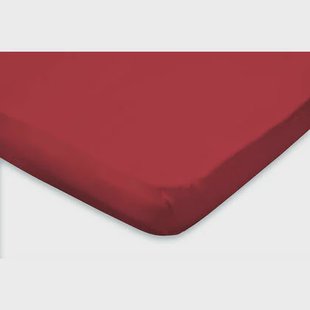 Eleganzzz Topper Hoeslaken Jersey Katoen Stretch - rood