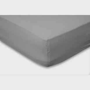 Eleganzzz Hoeslaken Jersey Katoen Stretch 35cm Hoge Hoek - licht grijs