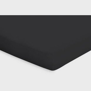 Eleganzzz Topper Hoeslaken Katoen Perkal - zwart