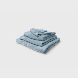 LINNICK Diamond Badstof Badgoedset 100% Katoen - denim - 12 delig LINNICK Diamond Badstof Badgoedset 100% Katoen - denim - 12 delig