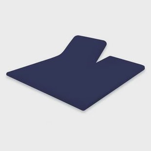 Eleganzzz Splittopper Hoeslaken Perkal Katoen - donker blauw Eleganzzz Splittopper Hoeslaken Perkal Katoen - donker blauw
