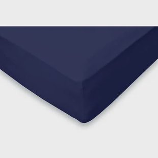 Eleganzzz Hoeslaken Flanel 35cm Hoekhoogte blauw