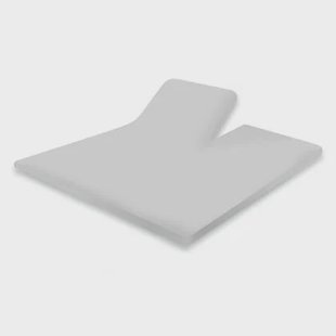 Eleganzzz Splittopper Hoeslaken Perkal Katoen - licht grijs