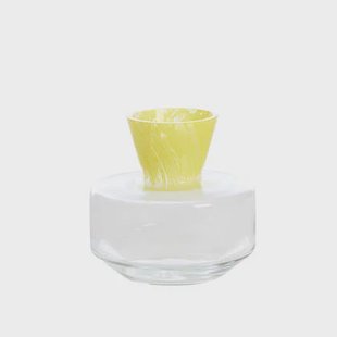 Light & Living - Vaas VARELA - Ø25.5x25cm - Geel