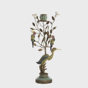 Light & Living - Kandelaar HERON - 22x11x44cm - Geel