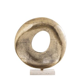 PTMD Daweson Brass Casted Alu Statue Open Round PTMD Daweson Brass Casted Alu Statue Open Round