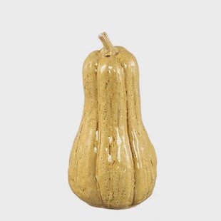 PTMD Julija Yellow Ceramic Pumpkin Shaped Statue High