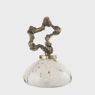 PTMD Maryan Pearl Shaped Alu Casted Statue Brass Lid L