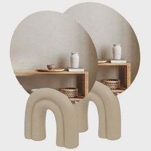 MISOU Make up Spiegel op Standaard Set van 2 Vensterbank Decoratie...