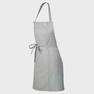 Kookschort, Keukenschort, Set van 2 Stuks, Katoen, Grijs met Streep, 8