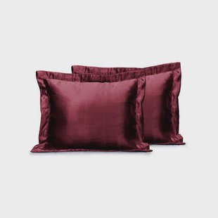 Eleganzzz Beauty Skin Care Kapselsloop - bordeaux 60x70cm - Set van 2