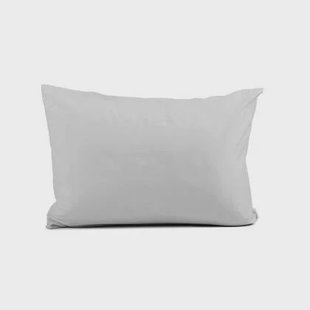 Eleganzzz Kussensloop Hotelsluiting Perkal Katoen licht grijs
