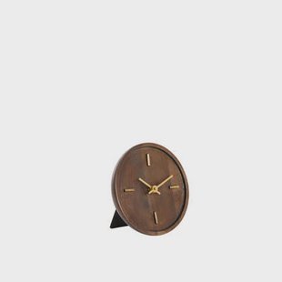 Light & Living - Klok VETI - 15x4x15cm - Bruin Light & Living - Klok VETI - 15x4x15cm - Bruin