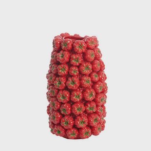 Light&living Vaas deco 31,5x30,5x52 cm TAMINA keramiek rood