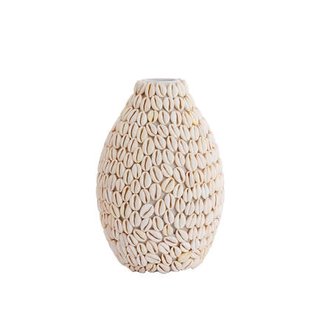 Light & Living - Vaas SHELL - Ø19x28cm - Wit