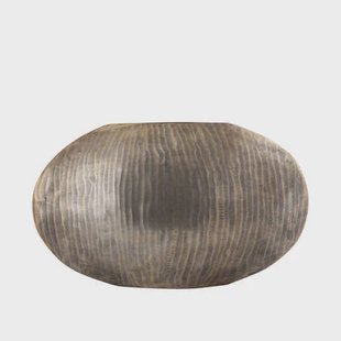 PTMD Jowad Antique Gold Alu Sheet Pot Rib Low Oval L