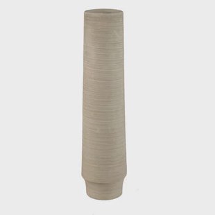 PTMD Zonna Beige Matt Ceramic High Vase L