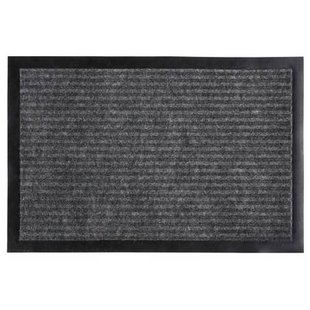 5Five Deurmat - donkergrijs - droogloopmat - 60 x 40 cm