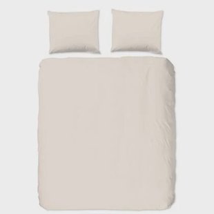 Hip Dekbedovertrek Katoen Satijn Uni - sand