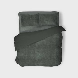 Eleganzzz Dekbedovertrek Flanel Fleece - green