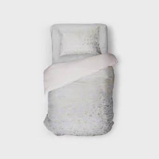 Eleganzzz Dekbedovertrek Foil Velvet - white