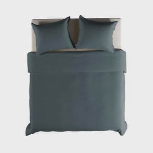 Yellow Dekbedovertrek Katoen Cialda - dusk blue