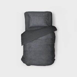 Eleganzzz Dekbedovertrek Teddy Pluche - anthracite