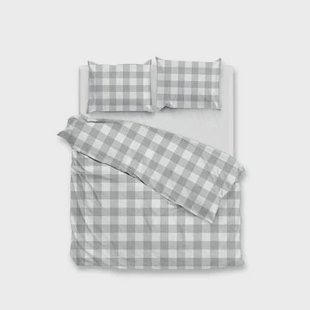 Zo Home Dekbedovertrek Katoen Quattro di Lino - dove grey