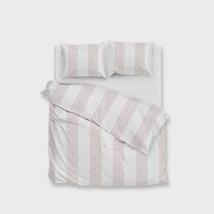 Zo Home Dekbedovertrek Katoen Satijn Tratti di Satinado - shady pink