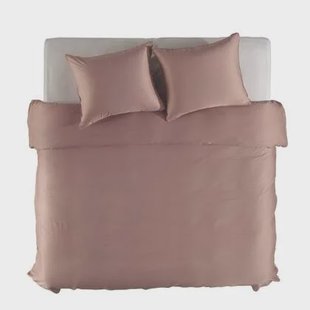 Yellow Dekbedovertrek Bamboo - shady pink