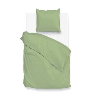 Zo Home Satinado Dekbedovertrekset Uni Katoen Satijn - sage green