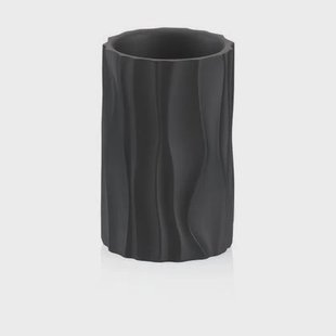 Badkamer Drinkbeker, Polyresin, Zwart - Kela | Merida