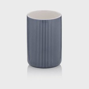 Badkamer Drinkbeker, Keramiek, Rook Blauw - Kela | Ava