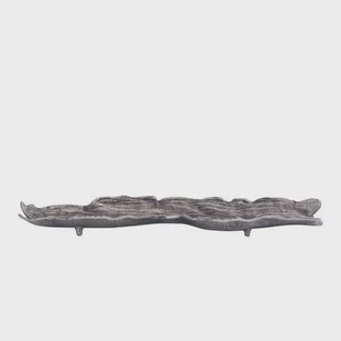 PTMD Lukne Nickle Casted Alu Wavy Bowl Rectangle L