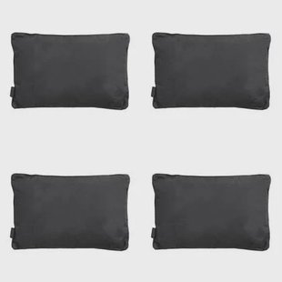 Madison - Sierkussen Panama black - Ca. 40x60 cm - Set van 4