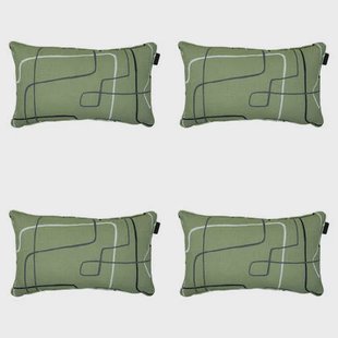 Madison - Sierkussen Joah sage - Ca. 30x50 cm - Set van 4