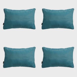 Madison - Sierkussen Panama sea blue - Ca. 40x60 cm - Set van 4