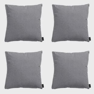 Madison - Sierkussen Oxford grey - Ca. 45x45 cm - Set van 4
