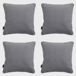 Madison - Sierkussen Panama grey - Ca. 45x45 cm - Set van 4