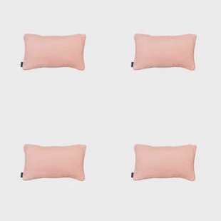 Madison - Sierkussen Napels salmone - Ca. 30x50 cm - Set van 4