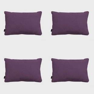 Madison - Sierkussen Panama purple - Ca. 40x60 cm - Set van 4