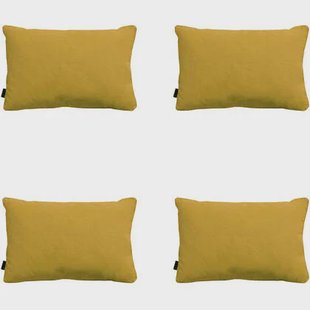 Madison - Sierkussen Panama mustard - Ca. 40x60 cm - Set van 4